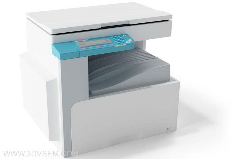 Office Pinter and Scanner 3D Model