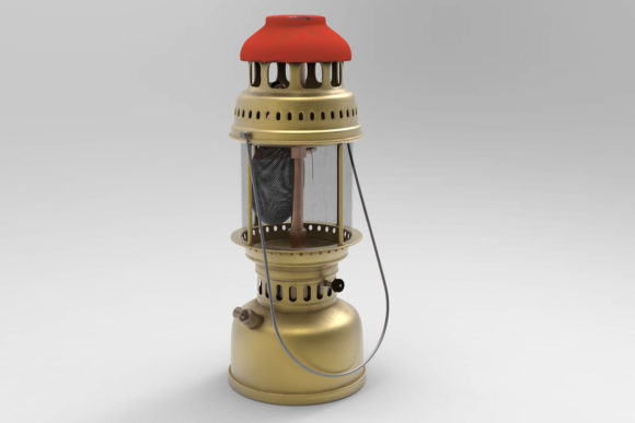 Oil lamps Free 3D Model