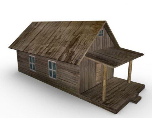 Old Farm House 3d Model