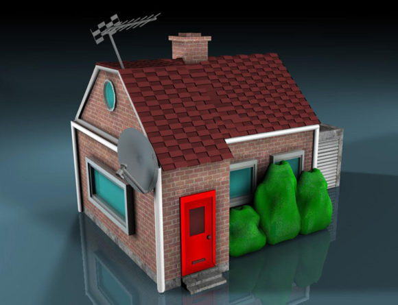 Old Small House 3D Model
