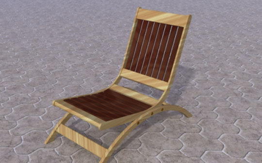Patio Chair 3D Model