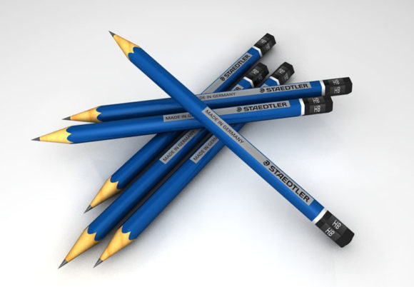 Pencils 3D Model