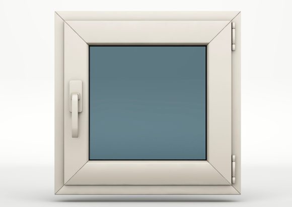 Plastic Casement Square Window 3D Model
