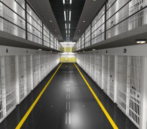 Prison Interior Scene 3D Model