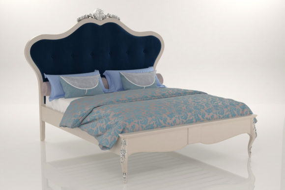 Realistic Double Bed Free 3D Model