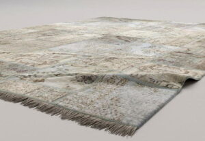 Realistic Vintage Carpet 3D Model Vray