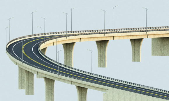 Road Bridge 3D Model