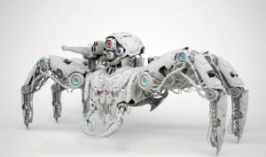 Robotic Spider Warrior 3D Model