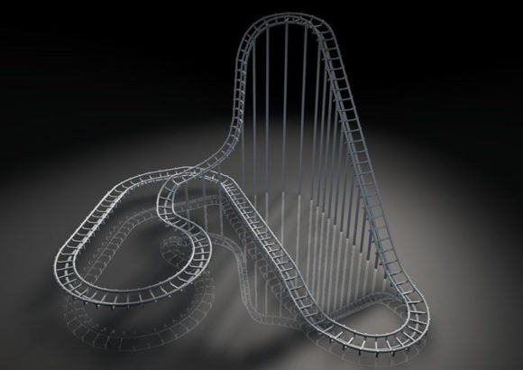 Roller Coaster Track 3D Model