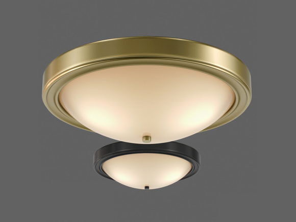 Round Ceiling Lamp Free 3D Model