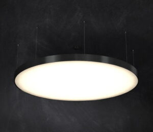 Round Microprismatic Ceiling Light 3D Model