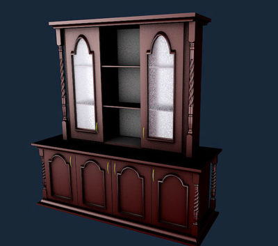 Sideboard Furniture Free 3D Model Cabinet