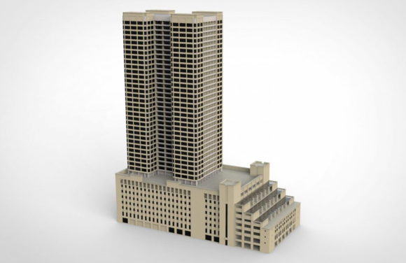 Simple Building 3D Model