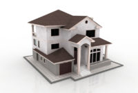 Simple Village Building 3D Model Buildings