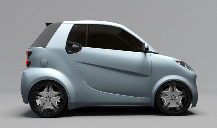 Smart For Two Car 3D Model