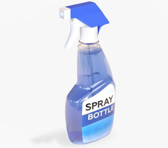 Spray Bottle 3D Model Download