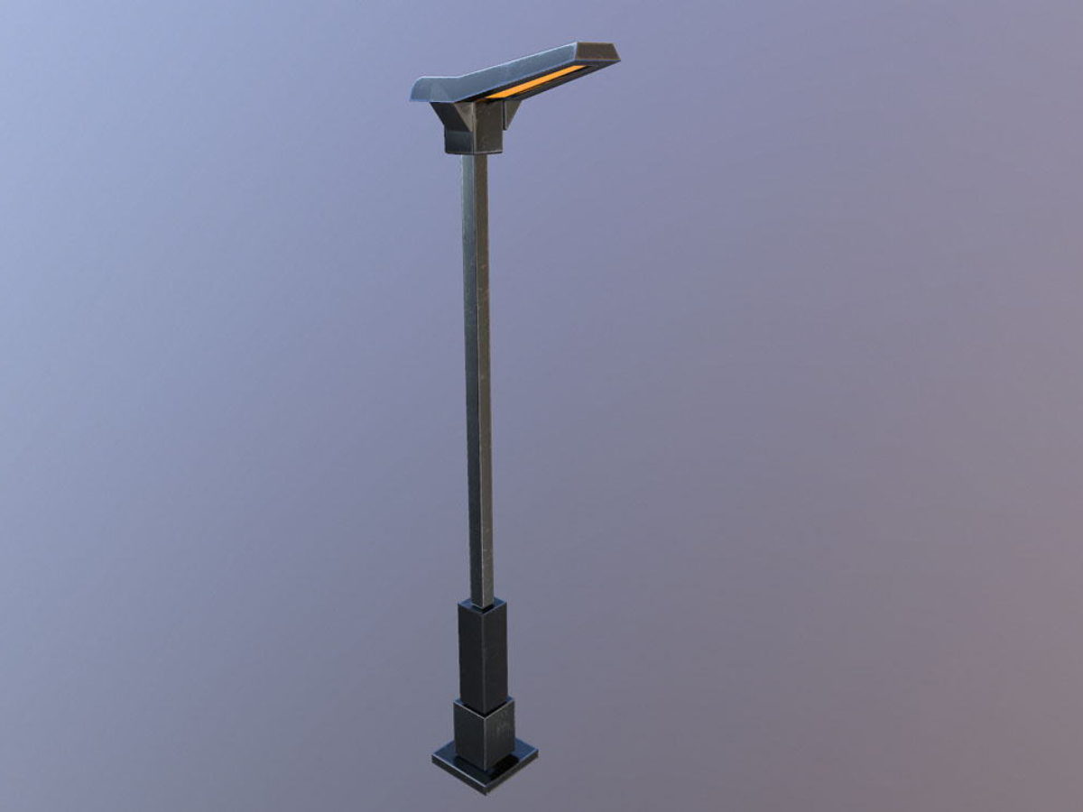 Feje Katastrofe Muskuløs Street Lamp 3D Model