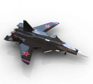 Su-47 Aircraft 3D Model
