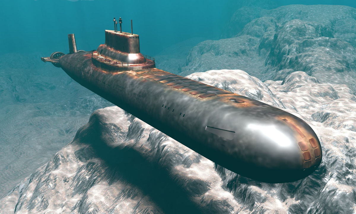 Submarine Free 3D Model