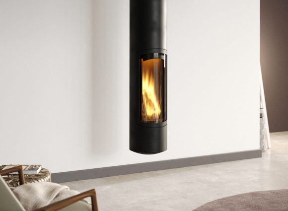 Suspended Fireplace 3D Model
