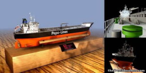 Tanker Vessel 3d model