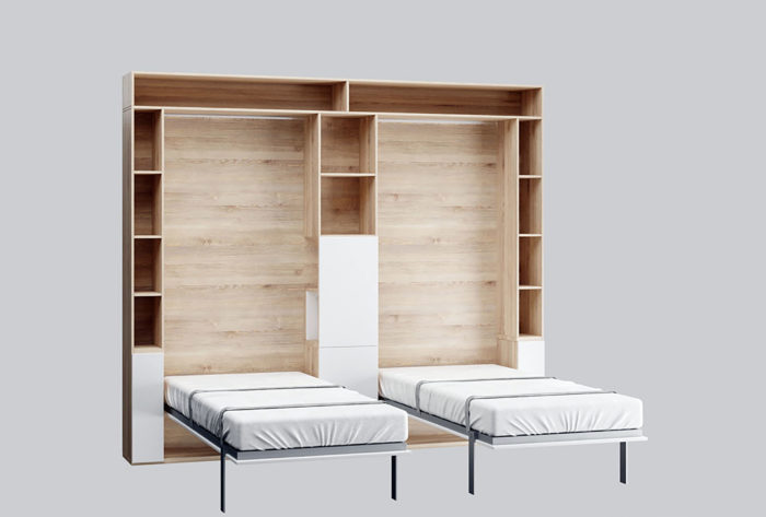 Transformer Wardrobe Bed 3D Model Bed