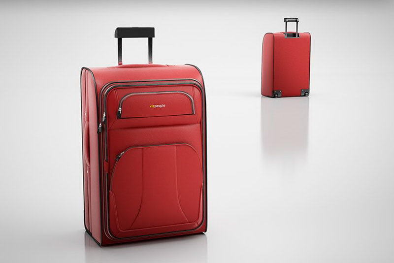 Travel Suitcase 3D Model