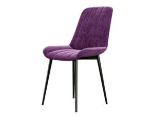Velvet Fabric Chair Free 3D Model