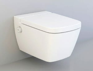 Wall Hung Rimless Toilet Free 3D Model