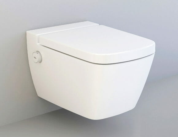 Wall Hung Rimless Toilet 3D Model