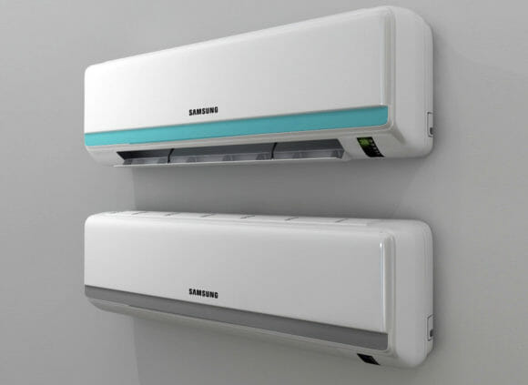 Wall Type Air Conditioner 3D Model