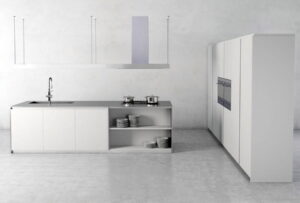 White Kitchen Design 3D Model