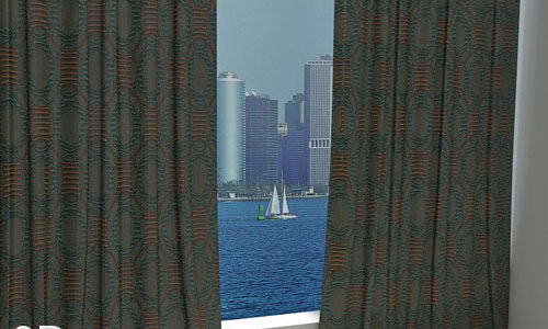 Window Curtain 3D Model
