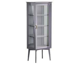 Wood and Glass Showcase Cabinet 3D Model