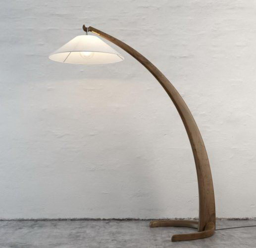 Wooden Interior Floor Lamp 3D Model
