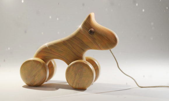 Wooden Horse Toy 3D Model