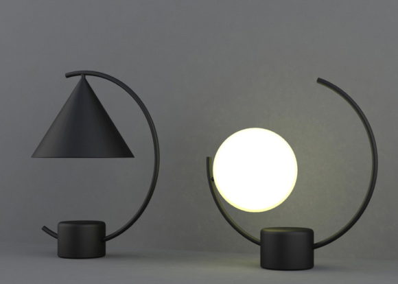 Bedroom Table Lamp 3D Model