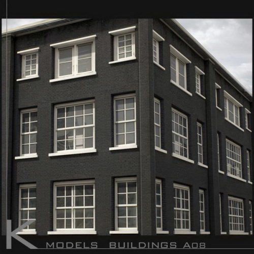 Building Exterior Collection Set 3D Model 13