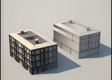Building Exterior Collection Set 3D Model 12