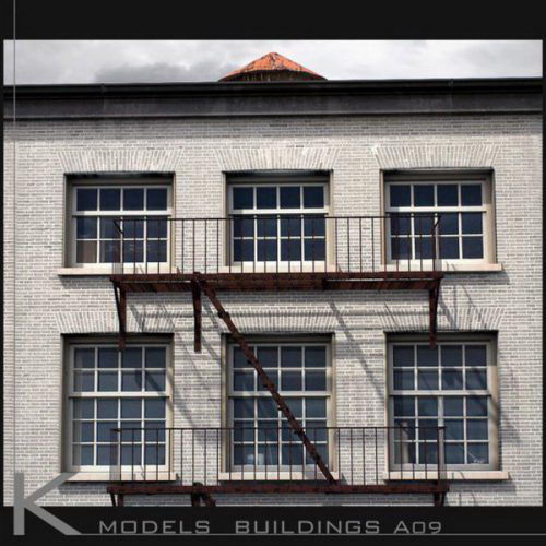 Building Exterior Collection Set 3D Model 11