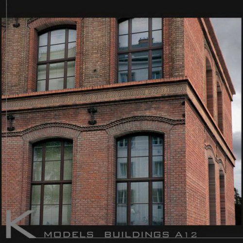 Building Exterior Collection Set 3D Model 6