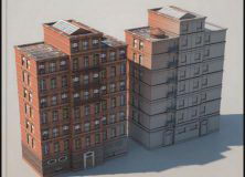 Building Exterior Collection Set 3D Model 24