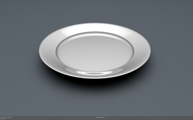 Simple Plate 3D Model