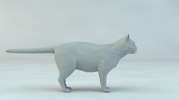 Cat 3d model