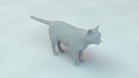 Cat 3d model