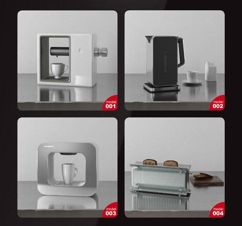 Kitchen Appliances and Dishes 3D Model Collection
