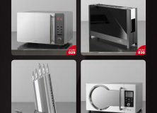 Kitchen Appliances and Dishes 3D Model Collection 8