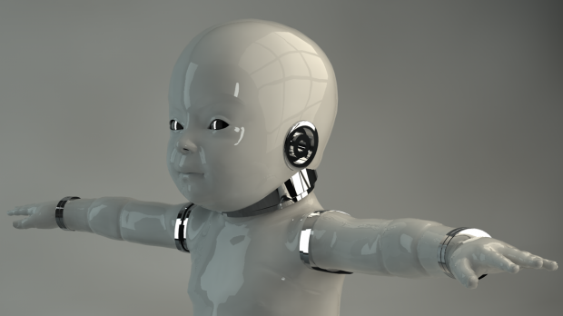 Robot Baby 3D Model Free C4D Models