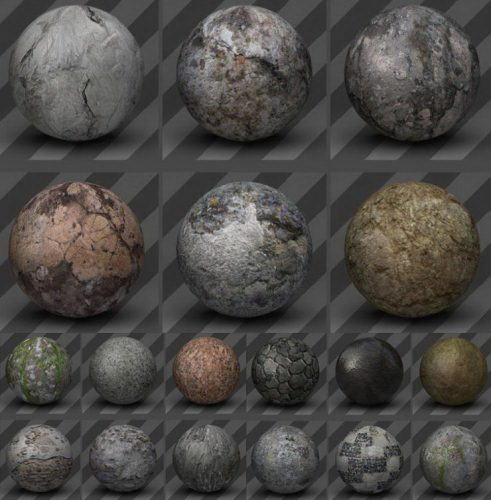 Stone Textures Pack for 3D