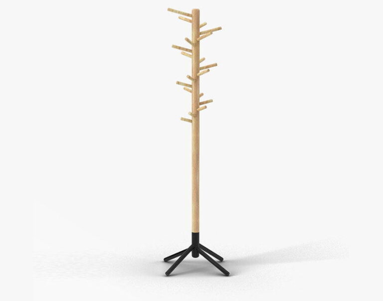 Wooden Coat Rack Hanger 3D Model Other Furniture